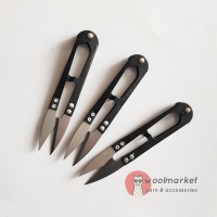 Різачки для обрізання нитки, чорні, 1шт