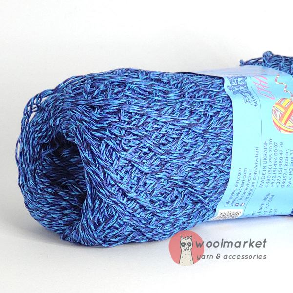 Vivchari Ethno-Cotton Classic Print, бірюзова хвиля 053