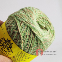 Vivchari Colored Boucle Wool салатовий букле, бежевий 917