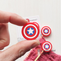 Стопери для спиць "Captain Knitting Girl", 2шт