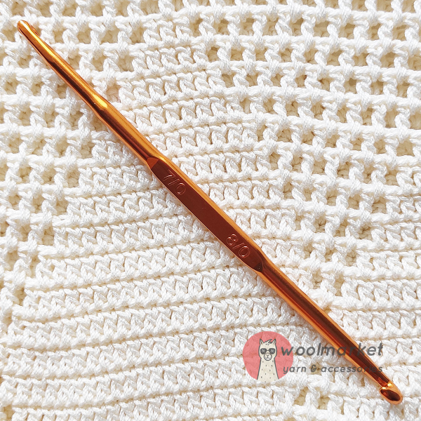 Залізний двосторонній гачок, золотий, 4,0-5,0мм