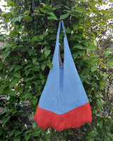 Сумка-авоська Multicolor-2 (беж, блакитний, оранж)