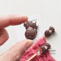 Стопери для спиць "Як!?", бежевий, 2шт