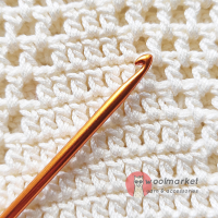 Залізний двосторонній гачок, золотий, 2,2-3,0мм