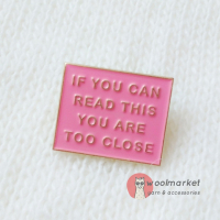 Брошка "If you can read this...", 1шт