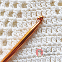 Залізний двосторонній гачок, золотий, 3,0-4,0мм