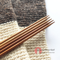 Шкарпеткові бамбукові спиці 20см, 3,75мм, набір 5шт