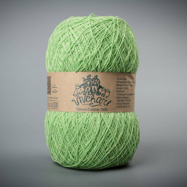 Vivchari Ethno-Cotton 1500 яскравий салат 113