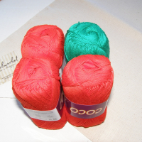 Vita Cotton Coco алий 4319 (яскравий червоний)