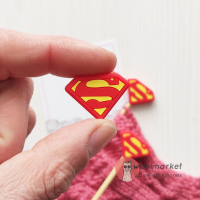 Стопери для спиць "Knitting My SuperPower", 2шт