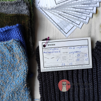 Карточки для в'язаних зразків, 10шт