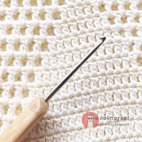 Гачок з бамбуковою ручкою, стальний, 1,75мм