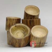 Дерев'яна піала під маркери для в'язання "Bark Bowl", 1шт