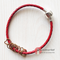 Браслет з міні-маркерами сердечками (10 шт)