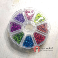 Набір маркерів лампочок в пластиковій коробочці, різнокольорові, 320 шт