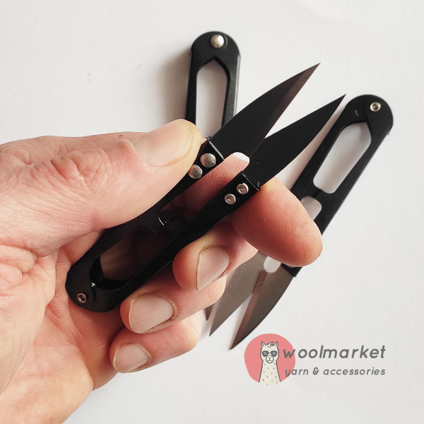 Різачки для обрізання нитки, чорні, 1шт