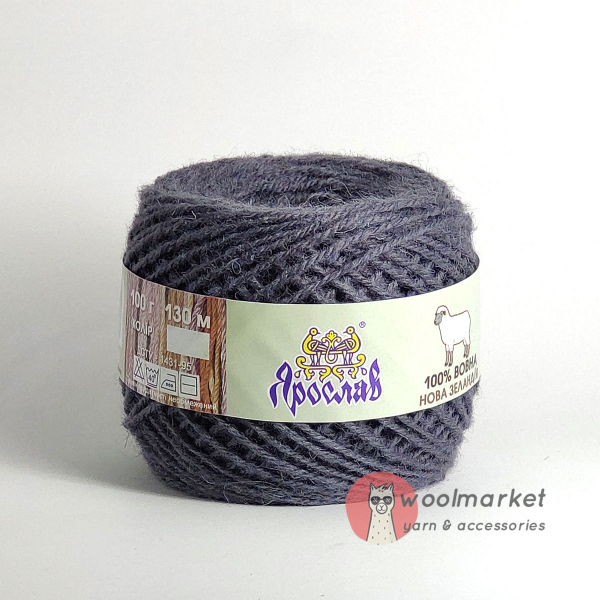 Ярослав вовна, темно-сірий (130м)
