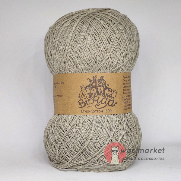 Vivchari Ethno-Cotton 1500 сіро-бежевий 104