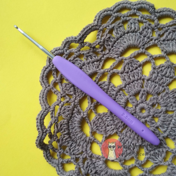 Гачок з силіконовою ручкою, 2,5мм