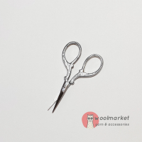 Вінтажні ножички в стилі ретро, срібні