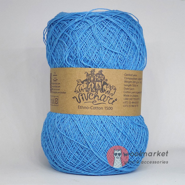 Vivchari Ethno-Cotton 1500 бірюза 106