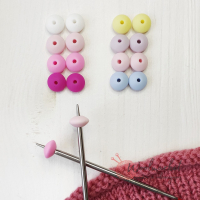 Стопери для шкарпеткових спиць, набір 2, 8шт