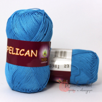 Vita Cotton Pelican яскрава бірюза світла 3981