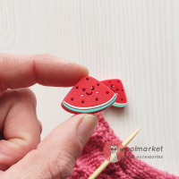 Стопери для спиць "Херсонські кавунчики", 2шт