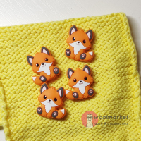 Стопери для спиць "Лисички", 2шт