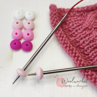 Стопери для шкарпеткових спиць, набір 1, 8шт