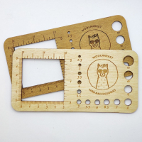 Калібровочна лінійка для в'язання