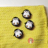 Стопери для спиць "Пінгвіни", 2шт