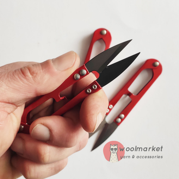 Різачки для обрізання нитки, червоні, 1шт