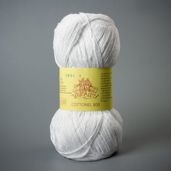 Vivchari Cottonel 800 білий 4001