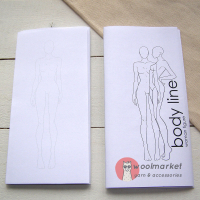 Ескізи Body Line - woman figure, 20шт