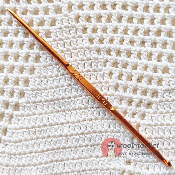 Залізний двосторонній гачок, золотий, 3,0-3,5мм