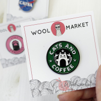 Кото-брошка "Cats&Coffee"