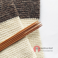 Шкарпеткові бамбукові спиці 20см, 3,25мм, набір 5шт