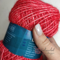 Vivchari Demi Lux, гірські маки 607 (червоний)