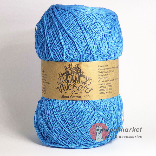 Vivchari Ethno-Cotton 1500 бірюза 106