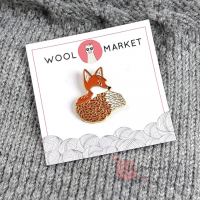 Брошь "Лисичка"