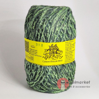 Vivchari Colored Boucle Wool салатовий букле, темно зелений 918