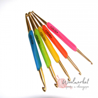 Двусторонний крючок, золотой, 5,0-6,0мм