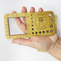 Калібровочна лінійка для в'язання