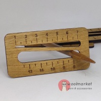 Лінійка калібратор, міні, 1шт