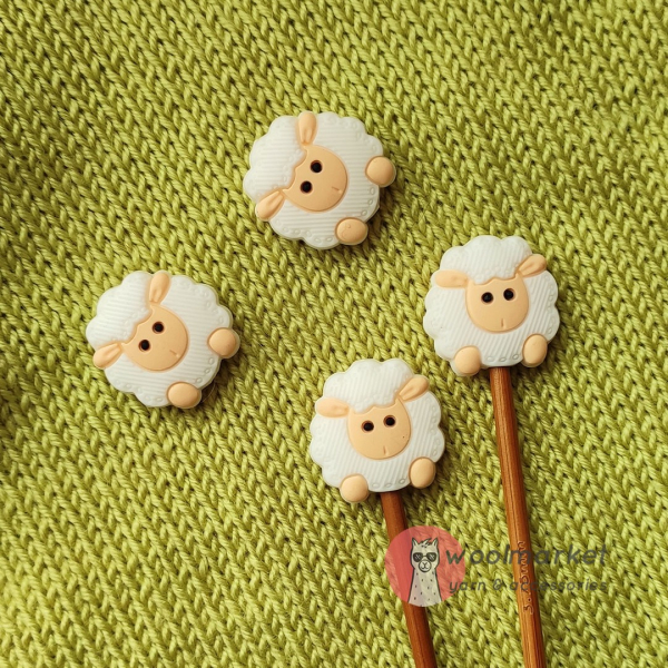Стопери для спиць "Баранці", 2шт