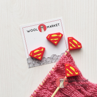 Стопери для спиць "Knitting My SuperPower", 2шт