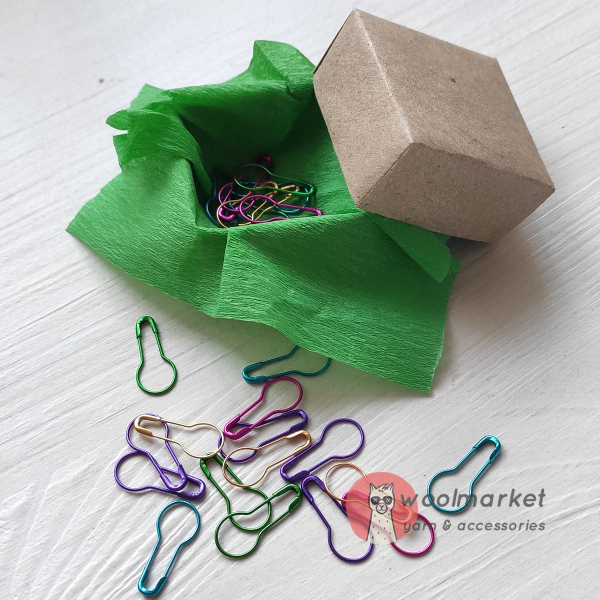 Набір маркерів лампочок в картонній коробочці, різнокольорові, 25 штук 