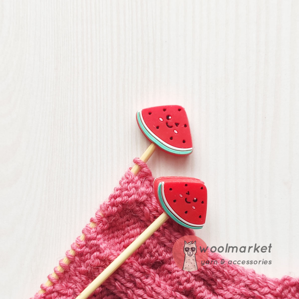 Стопери для спиць "Херсонські кавунчики", 2шт