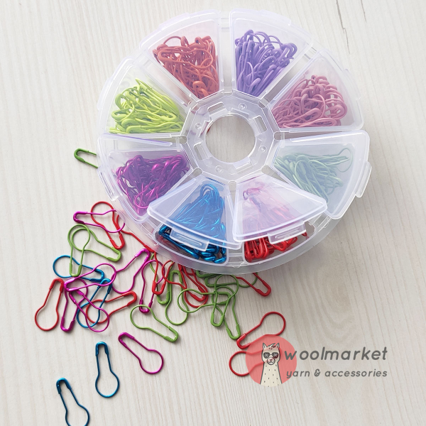 Набір маркерів лампочок в пластиковій коробочці, різнокольорові, 320 шт